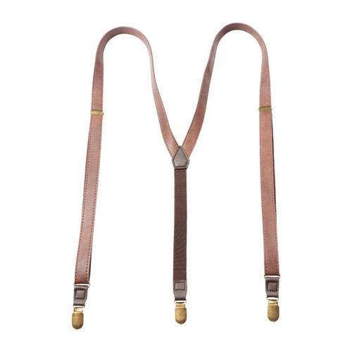 Leather suspenders heavy duty - heavy,