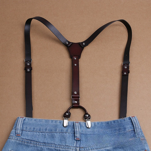 Retro cowhide leather - retro, men's