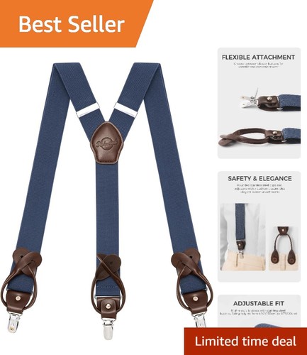 Men retro suspenders in - men's,